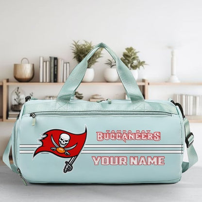 LIMITED EDITION - NEW CUSTOMIZED NFL10 TBB TAMPA BAY BUCCANEERS SPORTS FITNESS BAG