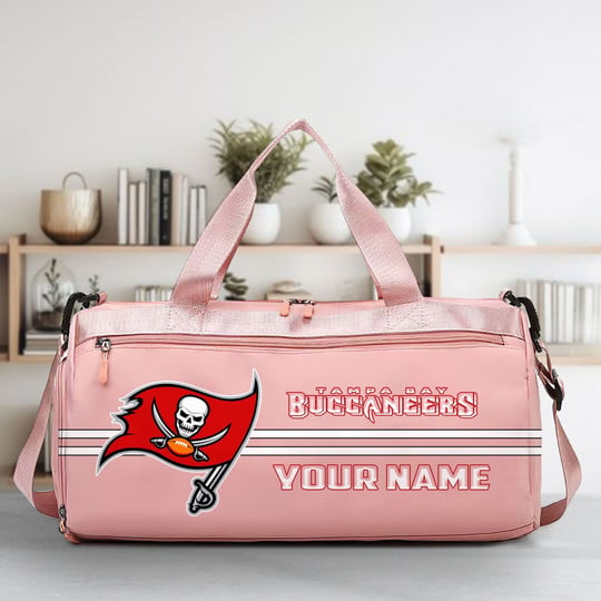 LIMITED EDITION - NEW CUSTOMIZED NFL10 TBB TAMPA BAY BUCCANEERS SPORTS FITNESS BAG