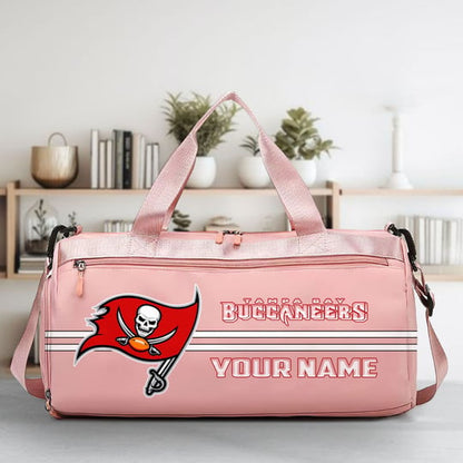 LIMITED EDITION - NEW CUSTOMIZED NFL10 TBB TAMPA BAY BUCCANEERS SPORTS FITNESS BAG