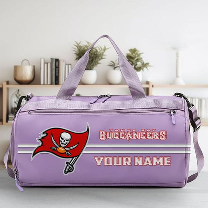 LIMITED EDITION - NEW CUSTOMIZED NFL10 TBB TAMPA BAY BUCCANEERS SPORTS FITNESS BAG
