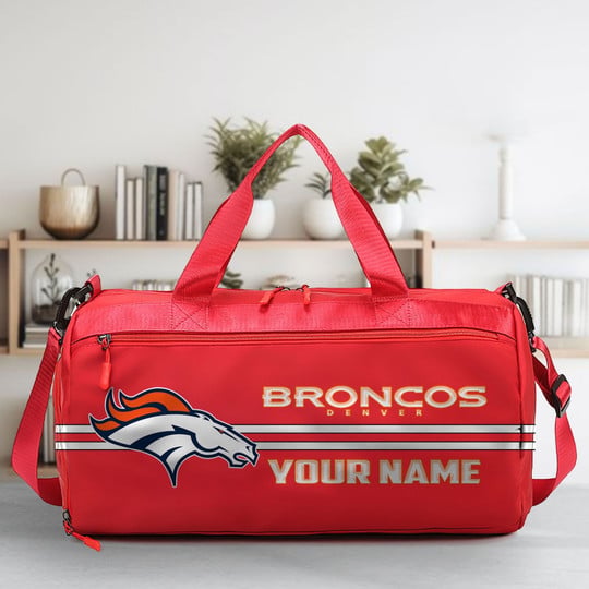LIMITED EDITION - NEW CUSTOMIZED NFL13 DVB DENVER BRONCOS SPORTS FITNESS BAG