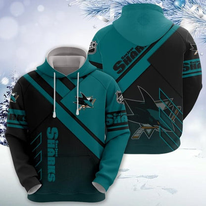 LIMITED EDITION - NEW CUSTOMIZED NHL32 SJS SAN JOSE SHARKS UNISEX T-SHIRT, POLO, HOODIE & JACKETS