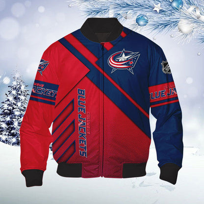 LIMITED EDITION - NEW CUSTOMIZED NHL18 CBJ COLUMBUS BLUE JACKETS UNISEX T-SHIRT, POLO, HOODIE & JACKETS