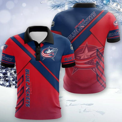 LIMITED EDITION - NEW CUSTOMIZED NHL18 CBJ COLUMBUS BLUE JACKETS UNISEX T-SHIRT, POLO, HOODIE & JACKETS