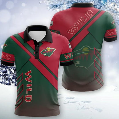 LIMITED EDITION - NEW CUSTOMIZED NHL13 MNW MINNESOTA WILD UNISEX T-SHIRT, POLO, HOODIE & JACKETS