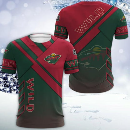LIMITED EDITION - NEW CUSTOMIZED NHL13 MNW MINNESOTA WILD UNISEX T-SHIRT, POLO, HOODIE & JACKETS