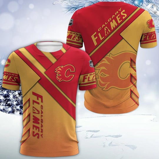 LIMITED EDITION - NEW CUSTOMIZED NHL17 CGF CALGARY FLAMES UNISEX T-SHIRT, POLO, HOODIE & JACKETS