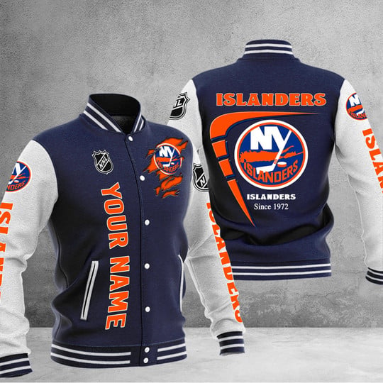 LIMITED EDITION - NEW PREMIUM NHL25 NYI NEW YORK ISLANDERS BASEBALL JACKET
