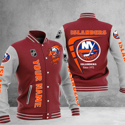 LIMITED EDITION - NEW PREMIUM NHL25 NYI NEW YORK ISLANDERS BASEBALL JACKET