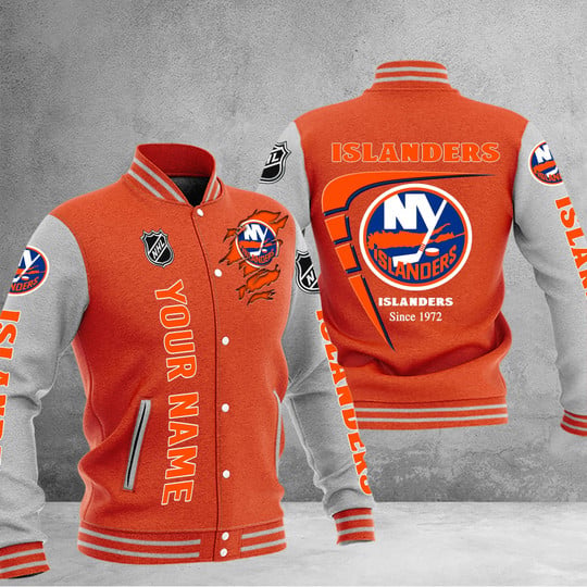 LIMITED EDITION - NEW PREMIUM NHL25 NYI NEW YORK ISLANDERS BASEBALL JACKET