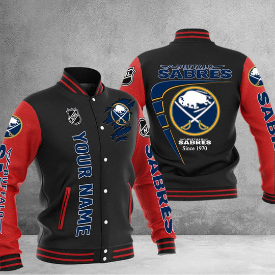 LIMITED EDITION - NEW PREMIUM NHL28 BFS BUFFALO SABRES BASEBALL JACKET