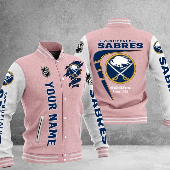 LIMITED EDITION - NEW PREMIUM NHL28 BFS BUFFALO SABRES BASEBALL JACKET