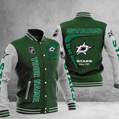 LIMITED EDITION - NEW PREMIUM NHL15 DLS DALLAS STARS BASEBALL JACKET