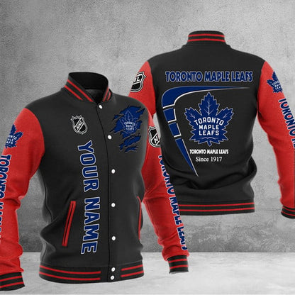 LIMITED EDITION - NEW PREMIUM NHL23 TML TORONTO MAPLE LEAFS BASEBALL JACKET