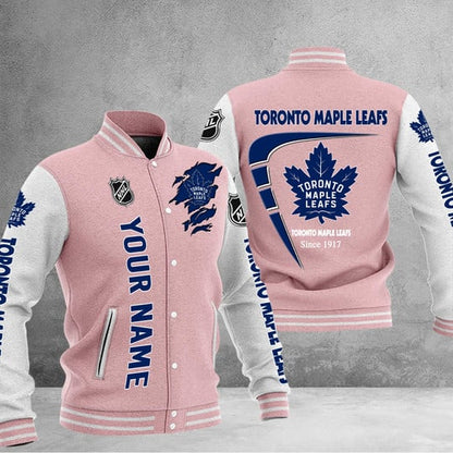 LIMITED EDITION - NEW PREMIUM NHL23 TML TORONTO MAPLE LEAFS BASEBALL JACKET