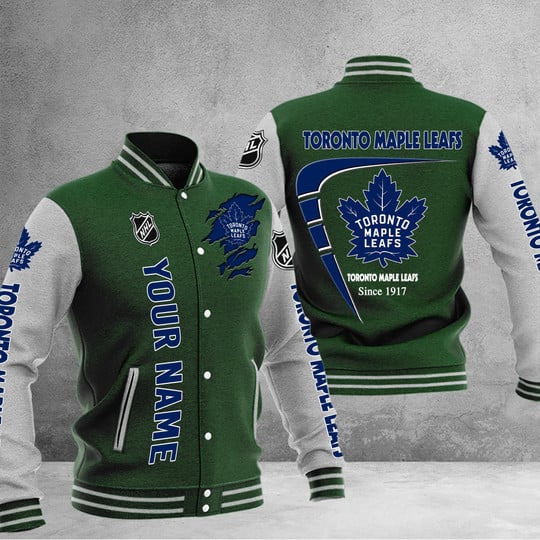 LIMITED EDITION - NEW PREMIUM NHL23 TML TORONTO MAPLE LEAFS BASEBALL JACKET