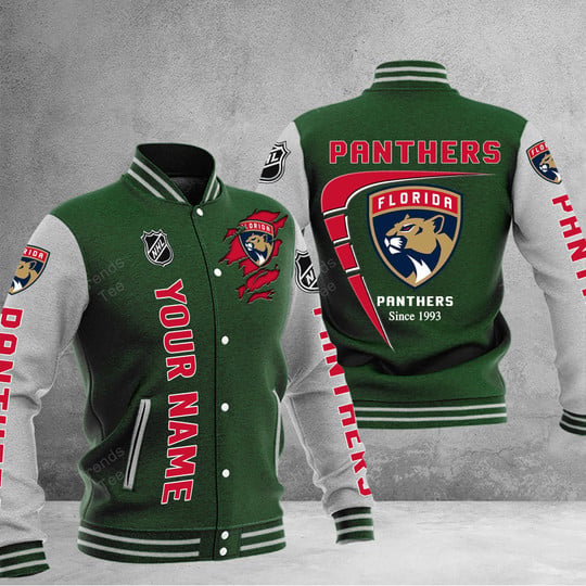 LIMITED EDITION - NEW PREMIUM NHL01 FPT FLORIDA PANTHERS BASEBALL JACKET