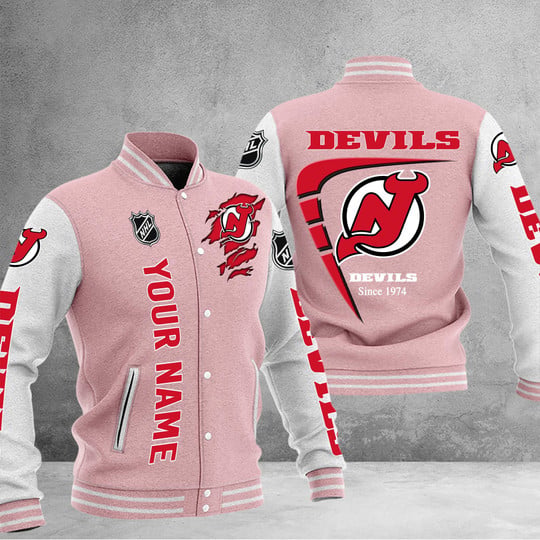 LIMITED EDITION - NEW PREMIUM NHL06 NJD NEW JERSEY DEVILS BASEBALL JACKET
