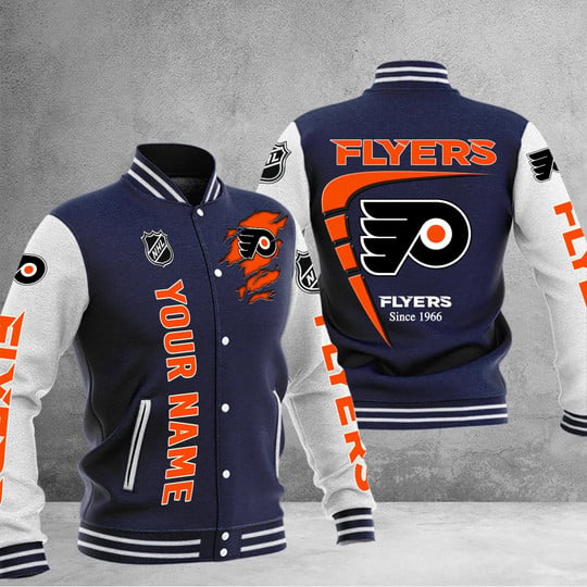 LIMITED EDITION - NEW PREMIUM NHL27 PPF PHILADELPHIA FLYERS BASEBALL JACKET