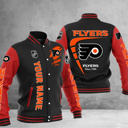 LIMITED EDITION - NEW PREMIUM NHL27 PPF PHILADELPHIA FLYERS BASEBALL JACKET