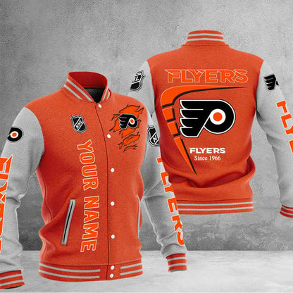 LIMITED EDITION - NEW PREMIUM NHL27 PPF PHILADELPHIA FLYERS BASEBALL JACKET