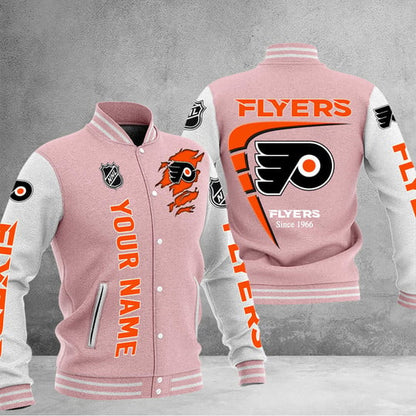 LIMITED EDITION - NEW PREMIUM NHL27 PPF PHILADELPHIA FLYERS BASEBALL JACKET
