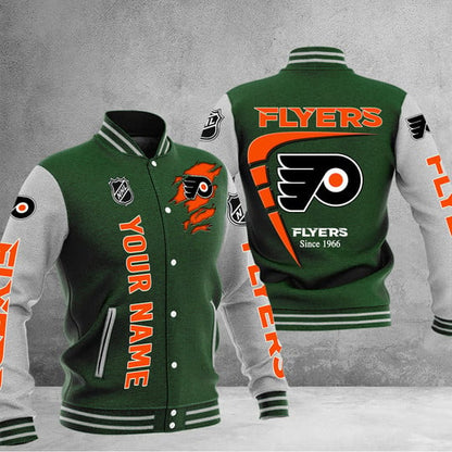 LIMITED EDITION - NEW PREMIUM NHL27 PPF PHILADELPHIA FLYERS BASEBALL JACKET