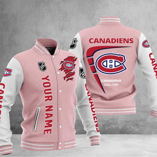LIMITED EDITION - NEW PREMIUM NHL11 MCD MONTREAL CANADIENS BASEBALL JACKET