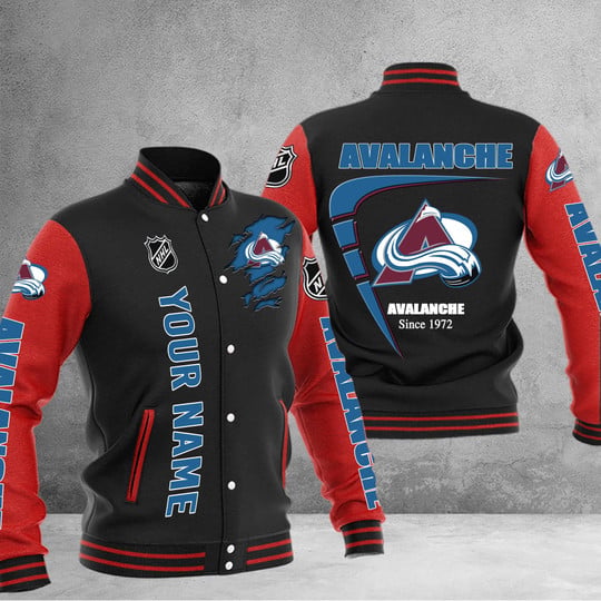 LIMITED EDITION - NEW PREMIUM NHL05 CAL COLORADO AVALANCHE BASEBALL JACKET