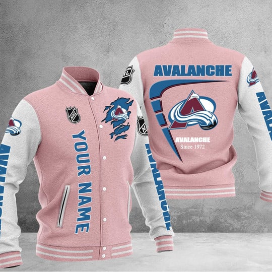 LIMITED EDITION - NEW PREMIUM NHL05 CAL COLORADO AVALANCHE BASEBALL JACKET