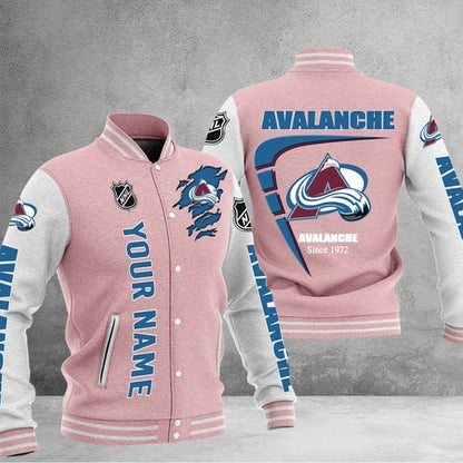LIMITED EDITION - NEW PREMIUM NHL05 CAL COLORADO AVALANCHE BASEBALL JACKET
