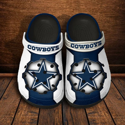 LIMITED EDITION - NEW CUSTOMIZED NFL21 DCB DALLAS COWBOYS CLOGS