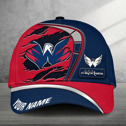 LIMITED EDITION - NEW CUSTOMIZED NHL10 WCP WASHINGTON CAPITALS CLASSIC CAP