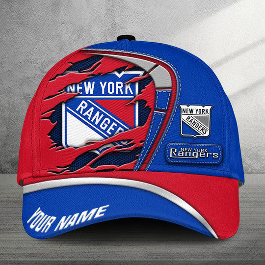 LIMITED EDITION - NEW CUSTOMIZED NHL24 NYR NEW YORK RANGERS CLASSIC CAP