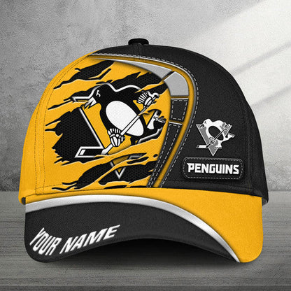 LIMITED EDITION - NEW CUSTOMIZED NHL26 PBP PITTSBURGH PENGUINS CLASSIC CAP
