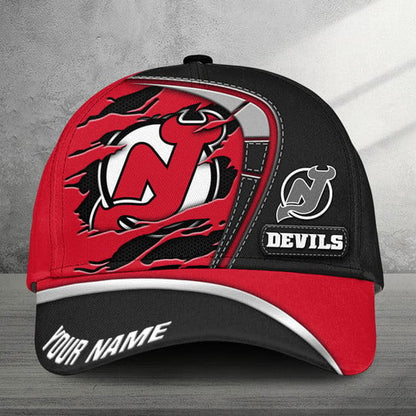 LIMITED EDITION - NEW CUSTOMIZED NHL06 NJD NEW JERSEY DEVILS CLASSIC CAP