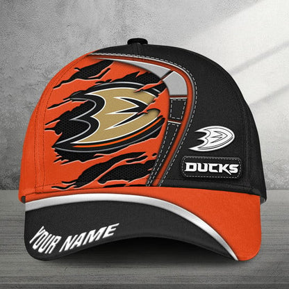 LIMITED EDITION - NEW CUSTOMIZED NHL09 AHD ANAHEIM DUCKS CLASSIC CAP