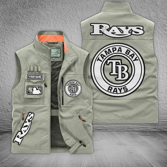 LIMITED EDITION - NEW CUSTOMIZED MLB21 TBR TAMPA BAY RAYS SLEEVELESS VEST