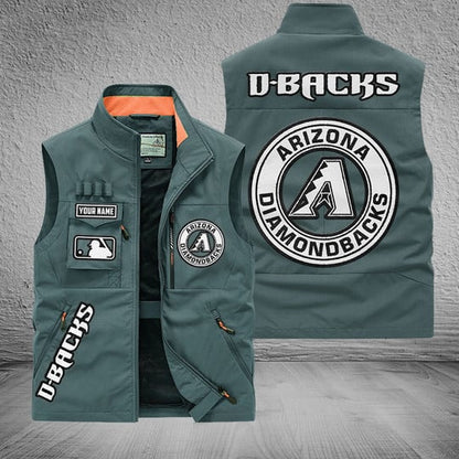 LIMITED EDITION - NEW CUSTOMIZED MLB07 ADS ARIZONA DIAMONDBACKS SLEEVELESS VEST