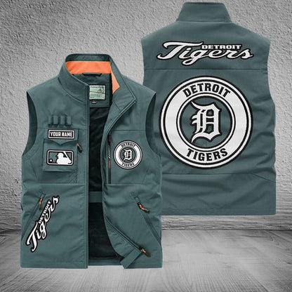 LIMITED EDITION - NEW CUSTOMIZED MLB16 DTS DETROIT TIGERS SLEEVELESS VEST