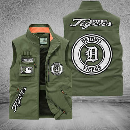 LIMITED EDITION - NEW CUSTOMIZED MLB16 DTS DETROIT TIGERS SLEEVELESS VEST