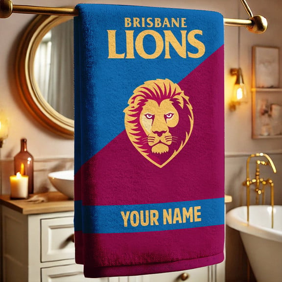 LIMITED EDITION - NEW 02 BBL PERSONALIZED BATH TOWEL GIFT FOR FANS