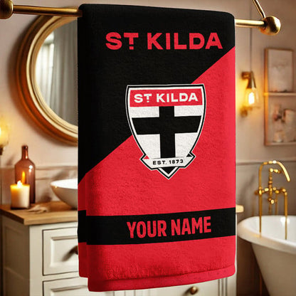 LIMITED EDITION - NEW 14 STKS PERSONALIZED BATH TOWEL GIFT FOR FANS