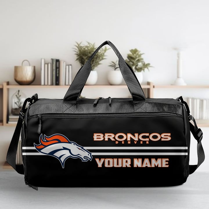 LIMITED EDITION - NEW CUSTOMIZED NFL13 DVB DENVER BRONCOS SPORTS FITNESS BAG