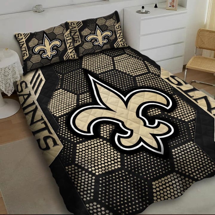LIMITED EDITION - NEW PREMIUM NFL24 NOS NEW ORLEANS SAINTS BEDDING SET