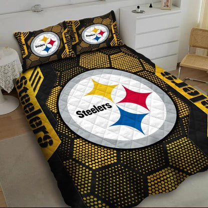 LIMITED EDITION - NEW PREMIUM NFL14 PSB PITTSBURGH STEELERS BEDDING SET