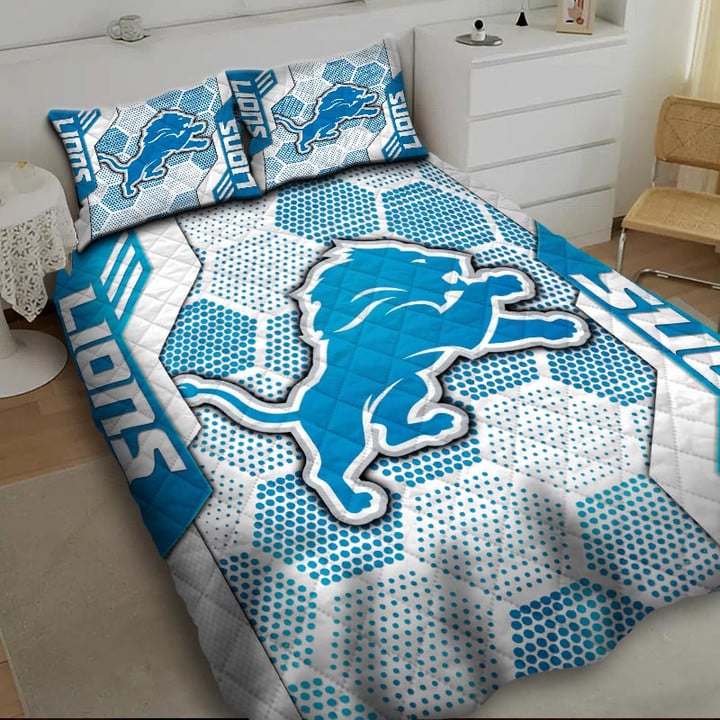 LIMITED EDITION - NEW PREMIUM NFL04 DTL DETROIT LIONS BEDDING SET