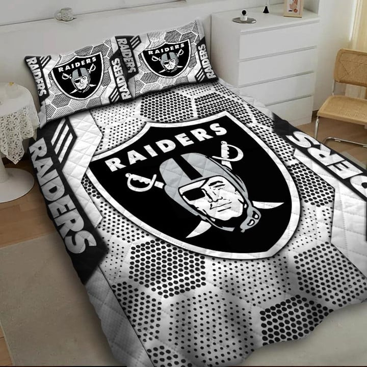 LIMITED EDITION - NEW PREMIUM NFL07 LVR LAS VEGAS RAIDERS BEDDING SET