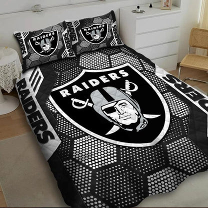 LIMITED EDITION - NEW PREMIUM NFL07 LVR LAS VEGAS RAIDERS BEDDING SET