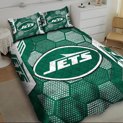 LIMITED EDITION - NEW PREMIUM NFL25 NYJ NEW YORK JETS BEDDING SET